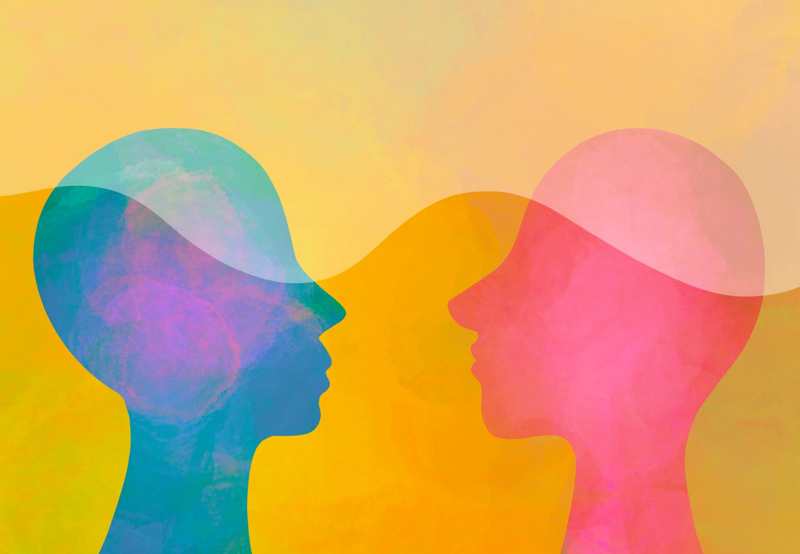 Husband and wife in a positive cycle of giving and receiving love.