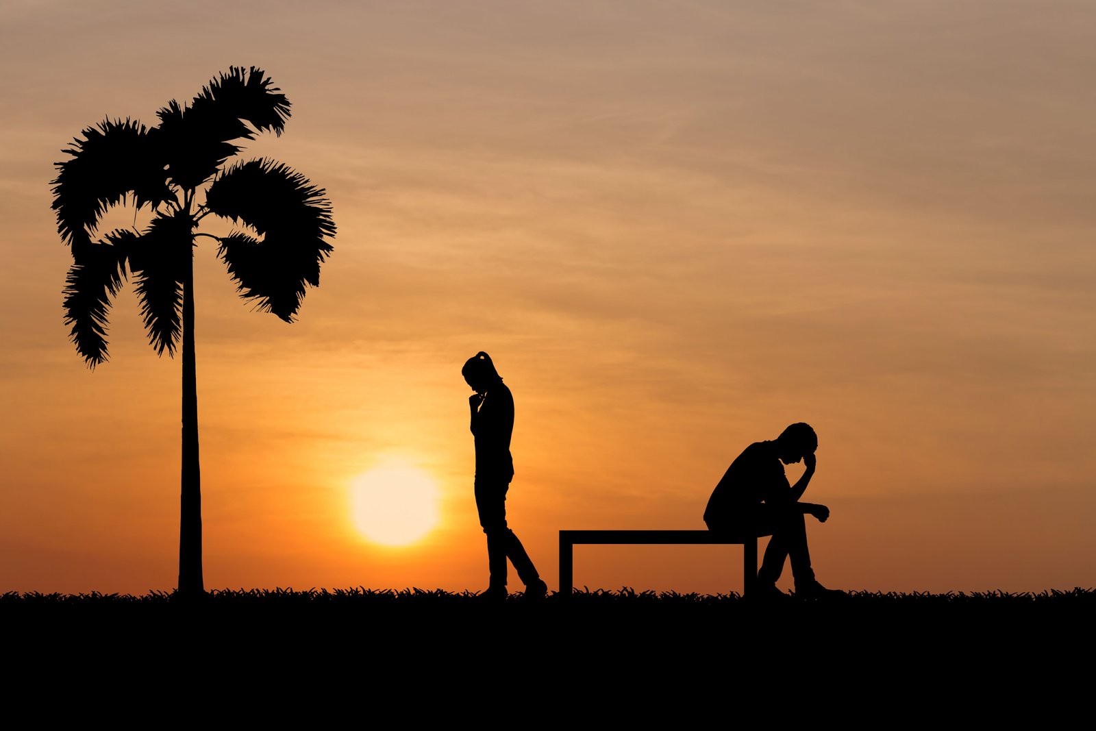 Infidelity makes the relationship sad and distant