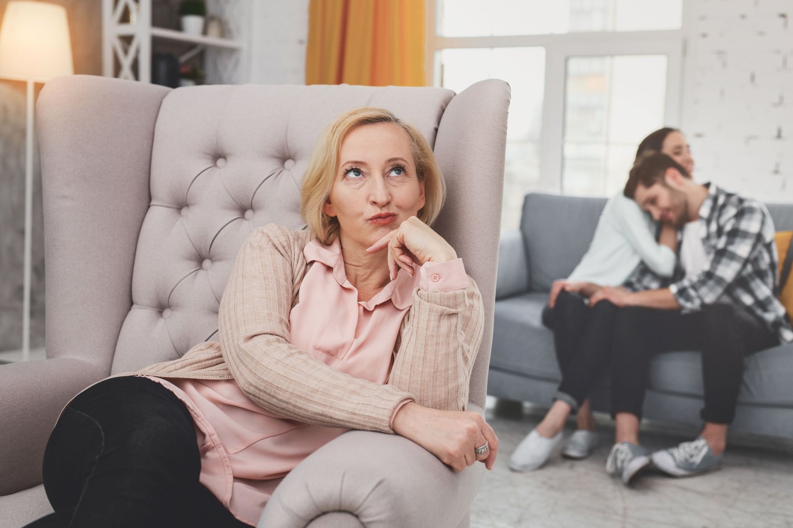 Mother in law feeling annoyed with her son