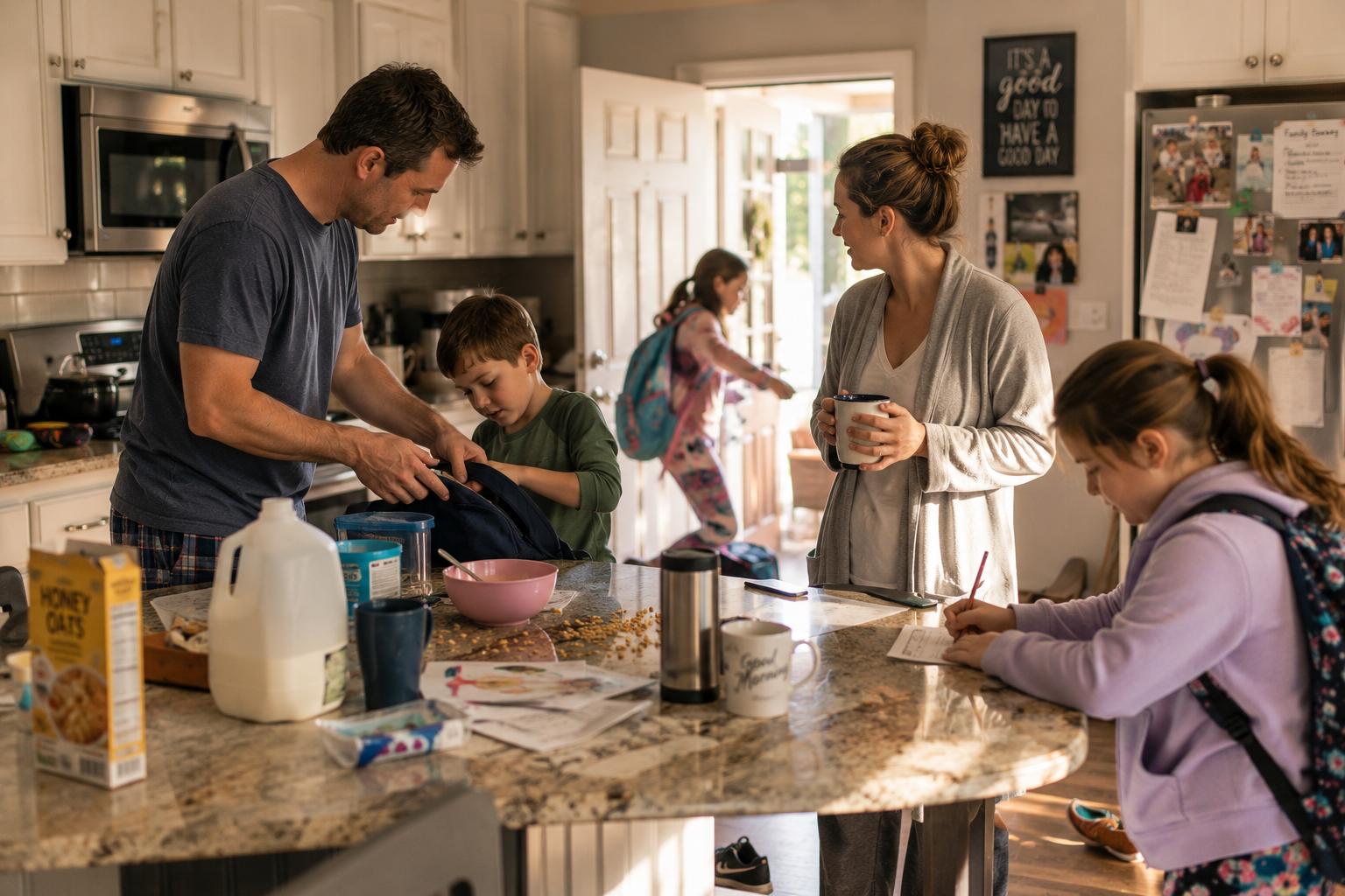 Morning Family Chaos