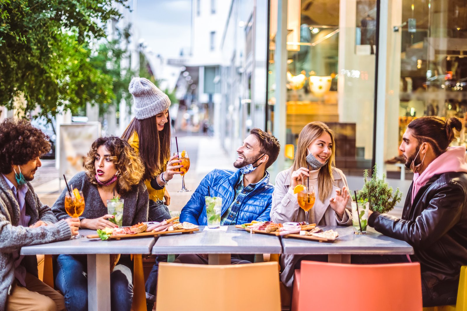 Summer patio party